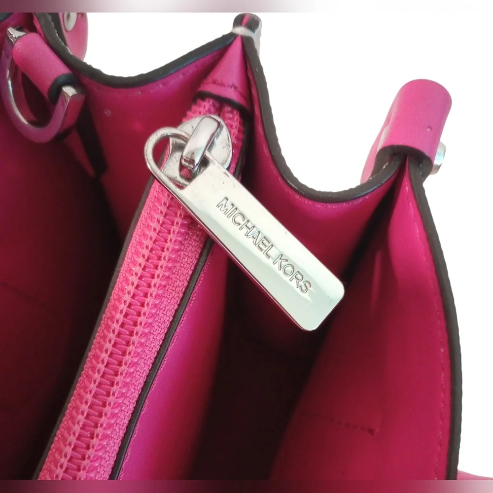 Michael Kors Maple Small Center Stripe Satchel - Picture 12 of 16